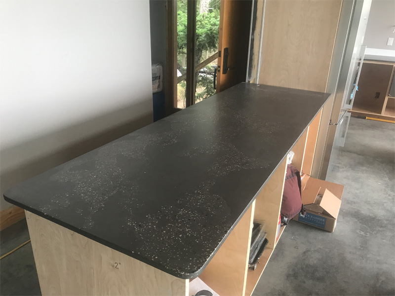 Work Concrete Counter - Diamond Finish