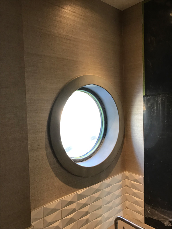 Concrete Portal Window - Diamond Finish